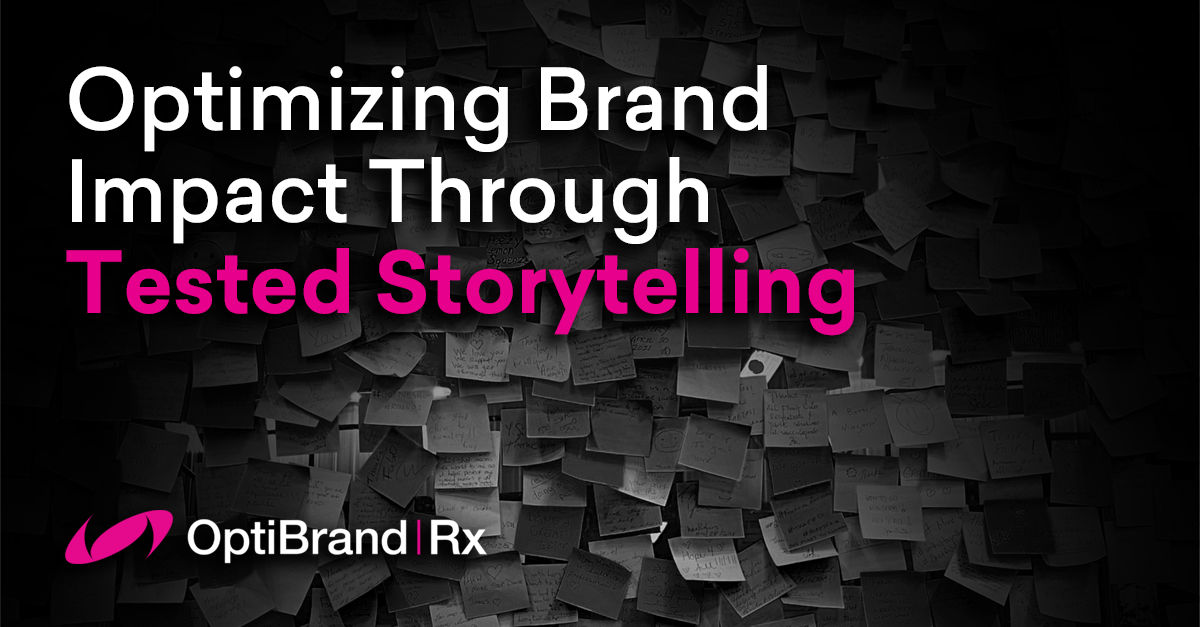 Optimizing Brand Impact Through Tested Storytelling. OptiBrand Rx.