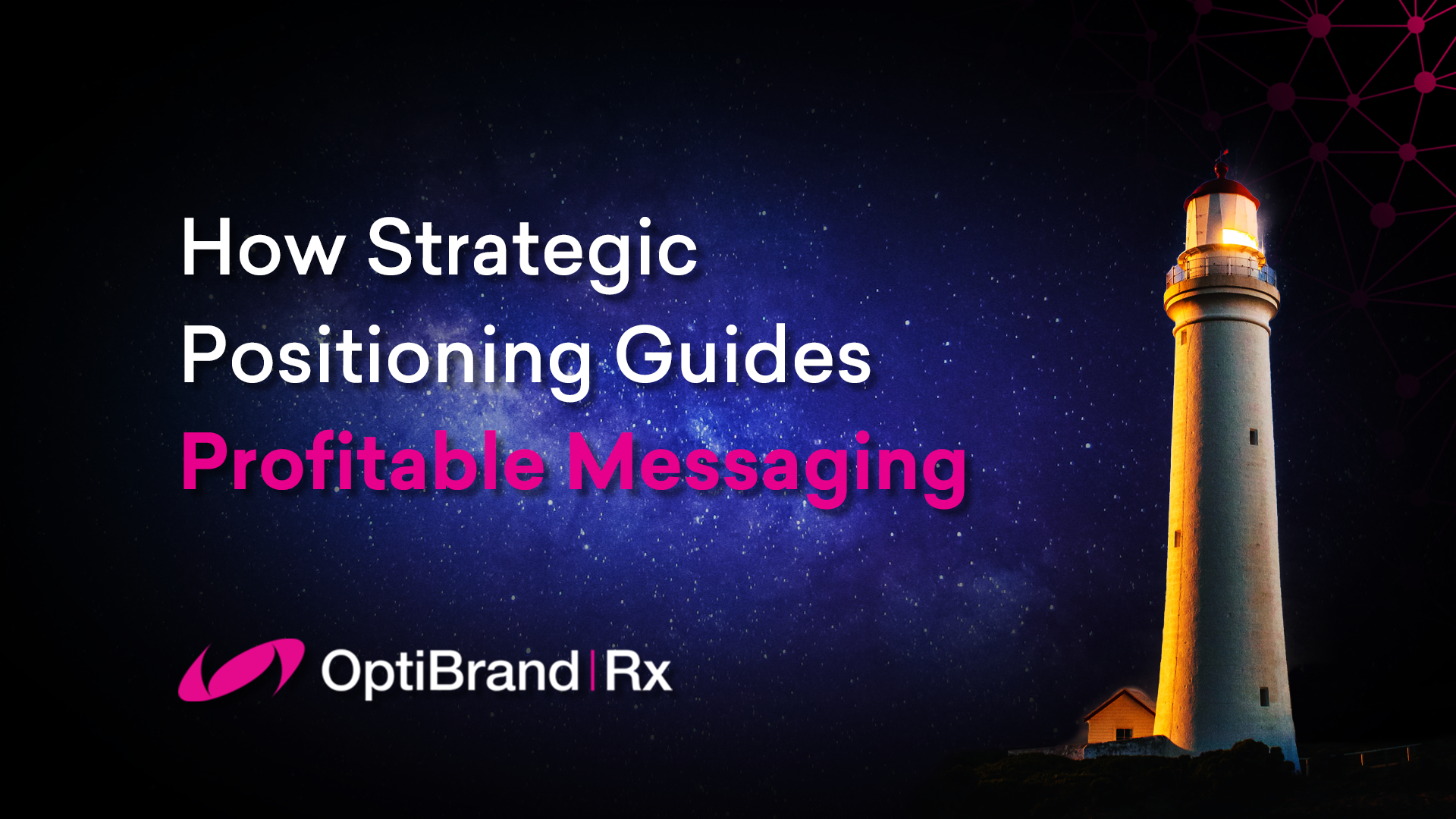 How Strategic Positioning Guides Profitable Messaging. OptiBrand Rx.